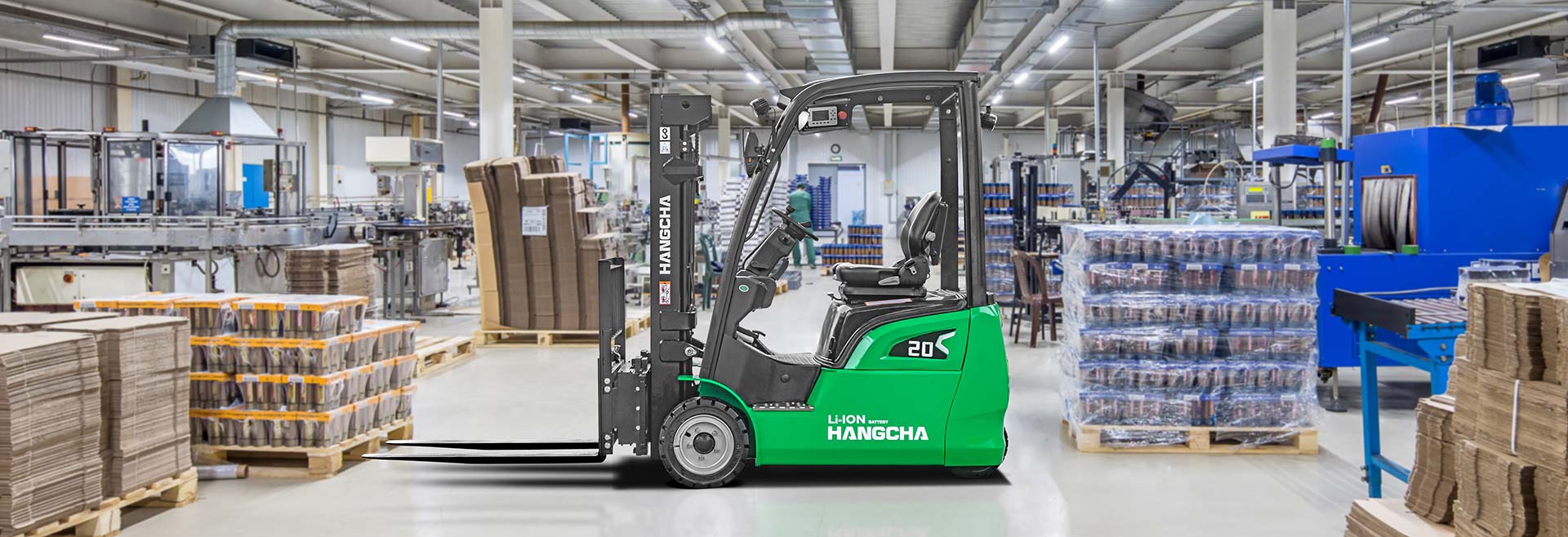 XC serie 3-wiel elektrische heftruck met Lithium Ion 